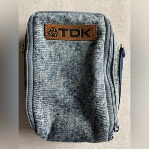 TDK vintage camera/walkman pouch